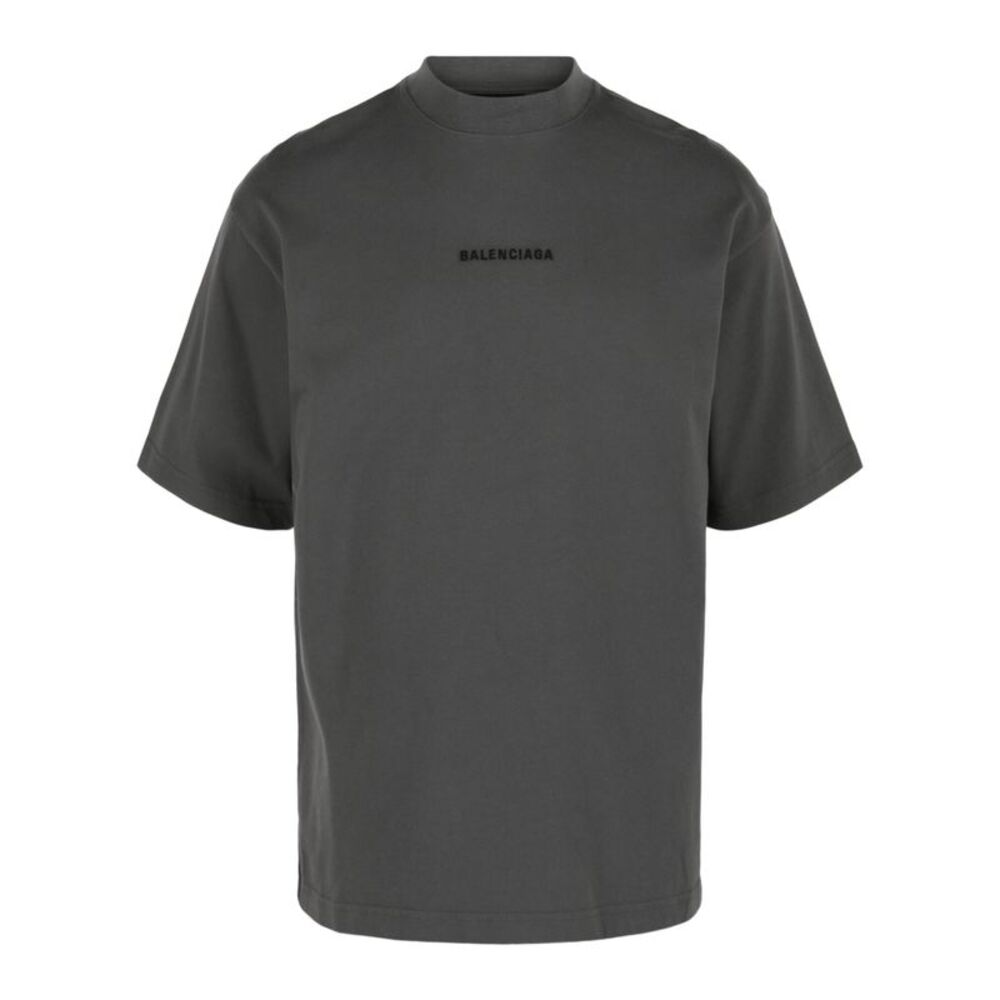 Balenciaga Embroidered Logo T-Shirt Multi Mens